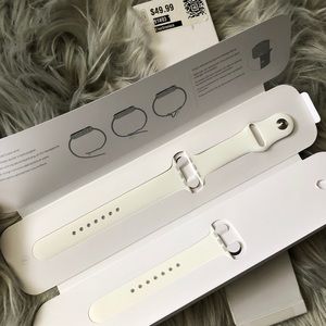 NEW Apple Watch 42MM White Sport Band